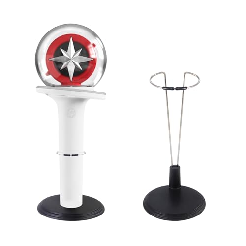 MingQiEven Lightstick Stand 2 Pack Black Holder for Official Lightsticks Fits Complicable withStray Kids|Enhypen|Ateez|Twice|Kpop