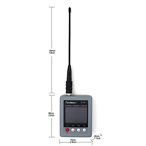 Anysecu Sf-103 A-Sf103 Portable Frequency Counter 2Mhz - 2.8Ghz For Two Way Radio Upgrade Version Of Sf401 #TOP1