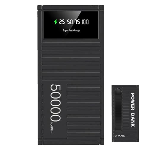 Banco de carga portátil de 50000 mAh que soluciona la falta de energía al aire libre