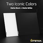 Hystar Aether Glass Gaming Mousepad | Micro-Etched Tempered Glass | Quiet, Ultra-Fast Glide | Full Anti-Slip Silicone Backing (Black, X-Large) - Image 4