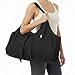Yogiii Large Yoga Mat Bag | The Original YogiiiTotePRO | Large Yoga Mat Tote Sling Carrier with Side Pocket | Fits Most Size Mats (Obsidian Black)