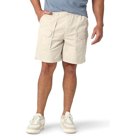 Lee Men's Cargo Shorts with Side Elastic Cover