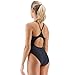 TYR Women's TYReco Solid Diamondback Swimsuit, Black, 38