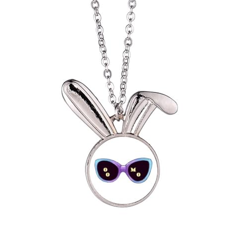 Collier lapin rigolo et coloré, le cadeau idéal et original pour l'anniversaire d'une amie