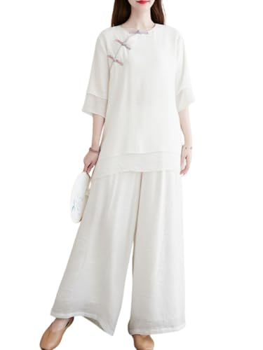 Conjunto de dos piezas para mujer para vestir elegante sin calor 2