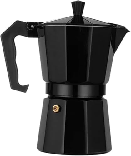 Juxkov、直火式エスプレッソメーカー、エスプレッソマシン、八角形、アルミ製、エスプレッソ、直火、コーヒー、ポットコーヒーマシン、イタリアン、モカポット、コーヒーメーカー、大容量、直火対応、耐久性、操作簡単、マシン、シルバー、9 カップ、450ML