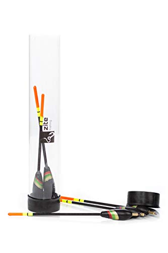 Foto von Zite Fishing Waggler-Posen-Set - 5 STK Vorgebleite Angel-Posen & Schwimmer Friedfisch Angeln - 2+2g - 8+2g Laufposen, Posen Angeln, Angelposen Set, Angelzubehör Set, Pose Angelpose