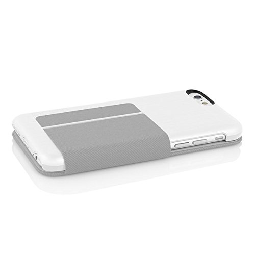Iphone 6S Case, Incipio Highland Premium Folio [Credit Card Case] Wallet Folio Fits Both Iphone 6, Iphone 6S - White/Gray #TOP4
