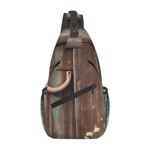 Bolso cruzado para hombre tipo bandolera negro miniatura 1