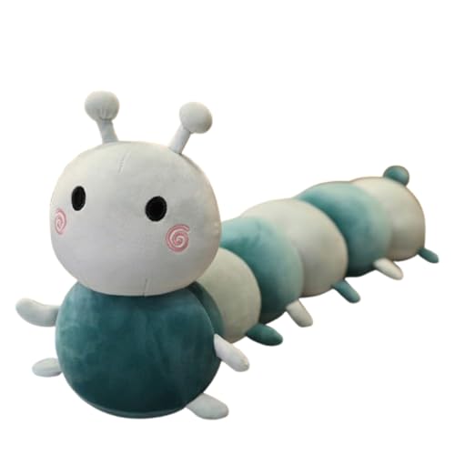 Kuscheltier Plüschtier Raupe, Regenbogen Raupe, Weiches Wurfkissen,...