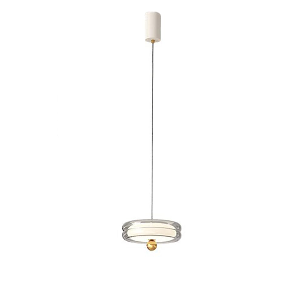 RSZCSMO Medieval LED Bedroom Bedside Chandelier 8.66 Inch French Retro Living Room Dining Room Glass Chandelier is Suitable for Bar Teahouse Hotel,Lighting Fixture