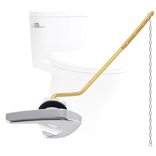 Universal Metal Side Mount Toilet Handle Replacement Kit Chrome