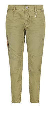MAC Jeans Damen Rich Cargo Straight Jeans, Grün (Hunter Green 351v),...