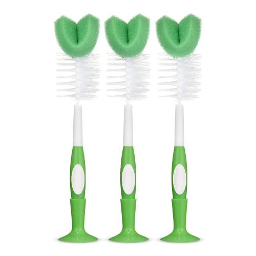 Image of Amazon Basics Bottle Brush (Pack of 3), White (Previously Mama Bear)