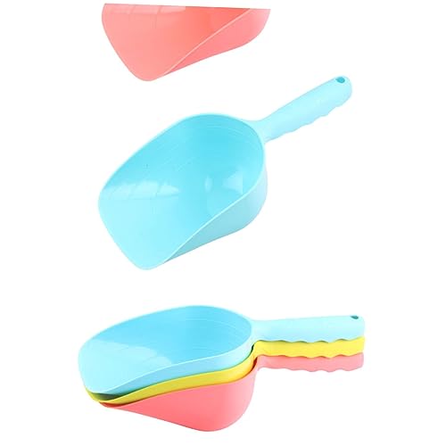 Garneck Cat Litter Scoop Plastic Comfortable Grip and Precut Hole for Storage Pet Supplies Random