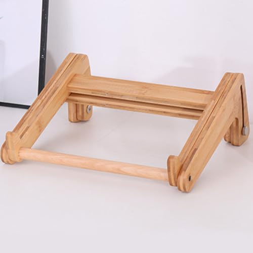 Soporte de madera para portátil con altura ajustable miniatura 7