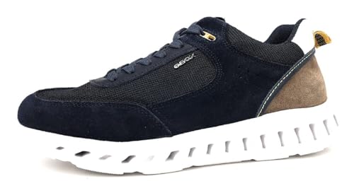 Geox U Outstream A, Sneakers para Hombre, Azul (Navy) , 42 EU
