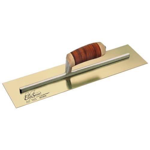 Kraft Tool CFE532L Elite Series Five Star - Paleta de albañil con mango de piel (16 x 3 cm)
