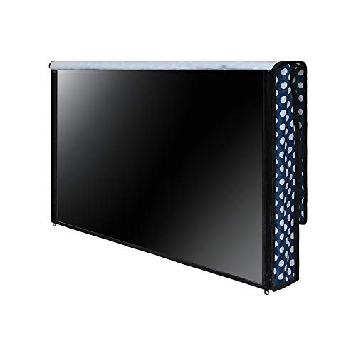 Image of DREAM CARE Double Use - Transparent & Printed Flap - 32 Inches LED TV Cover, Waterproof LED TV Cover for (LG, Samsung, Vu, Mi, Realme, TCL, Croma), SA47