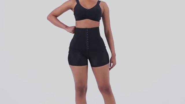 HUIMING Leggings Termici Sauna Per Donne A Vita Alta - Pantaloni Dimagranti A Compressione Per Allenamento (Nero, XX-Large/XXX-Large) - 4