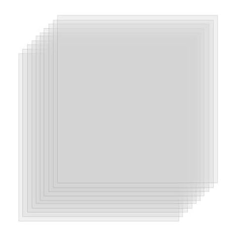 10 Pcs Blank Mylar Stencil Sheets Square Stencil Paper Blank Mylar Templates DIY Make Your Own Design Stencils (30.5x30.5cm) 6 Mil Cover