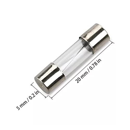 Verre fusible rapide 0.2A au format compact 5x20mm pour petits calibres