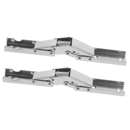 POPETPOP Bisagras Hidráulicas Ocultas Para Armarios De Cocina Amortiguación Silenciosa, Bisagra Plegable Resistente De Montaje Superficial, Kit 2 Piezas Para Muebles y Despensas