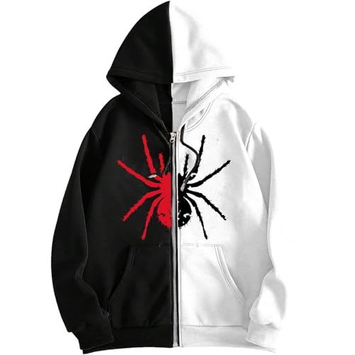 Coupe oversize confortable sweat capuche homme ample et zippé