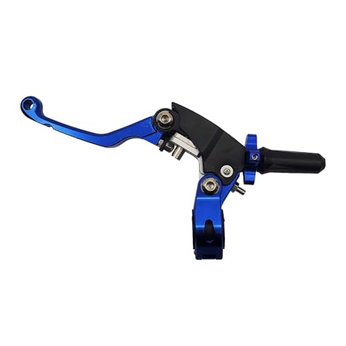 Levier d'embrayage moto CNC bleu en aluminium pour guidon 22mm CRF250R et CRF450R