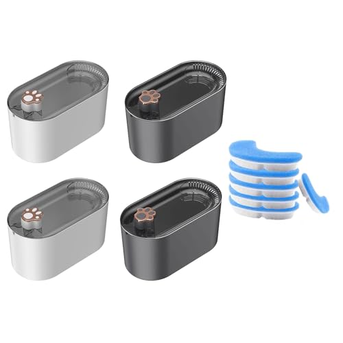 Fuente de agua automática para gatos 3000 mL capacidad miniatura 2