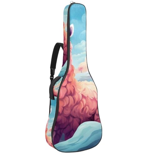 Housse de guitare acoustique alpaga pour transporter vos partitions au cours
