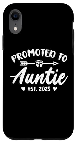Hülle für iPhone XR Promoted To Auntie Est 2025 Soon To Be Aunt 2025 New Auntie