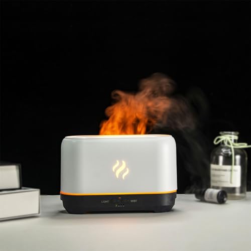 Difusor de Aceites Esenciales Flame, Humidificador Ultrasónico 200ml miniatura 2