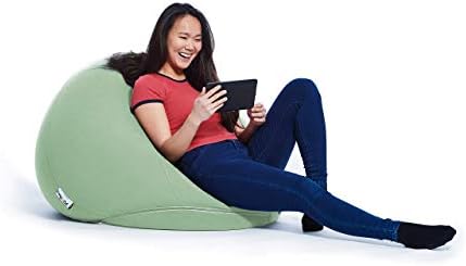 Yogibo Pod X Small Bean Bag for Teens, Adults, Plush, Soft, Single Beanbag Chair, Measures 3'x3', Fern