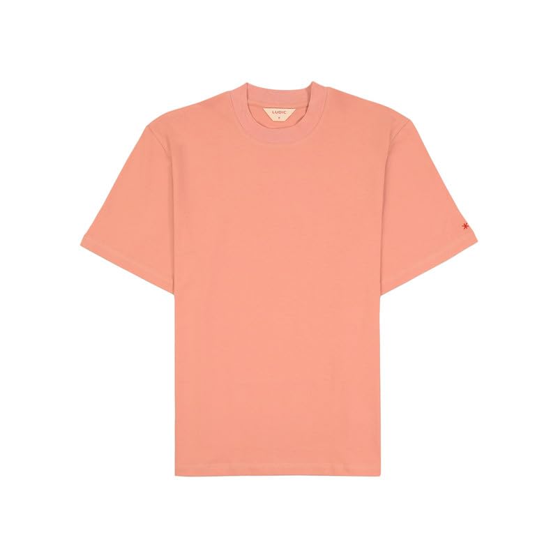 Image of LUDIC Core T Dailymove Collection | Regular Fit | Crew Neck T Shirt | 100% Organic Cotton, 180GSM | Lightweight & Comfortable | Everyday Essential | Casual T-Shirt for Men & Women