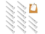 Anlising 15 Piezas Clips de Sellado de Acero Inoxidable, Clips de Sellado de Alimentos de Acero Inoxidable, Pinzas Cocina Bolsas Acero, Pinzas Bolsas Alimentos Metal, para Cocina,Hogar