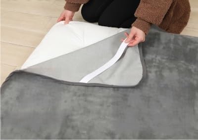 (訳あり)シーツ 敷毛布 かんたんシーツ シングル 綿100% 4隅 ゴム付き アッシュグレー