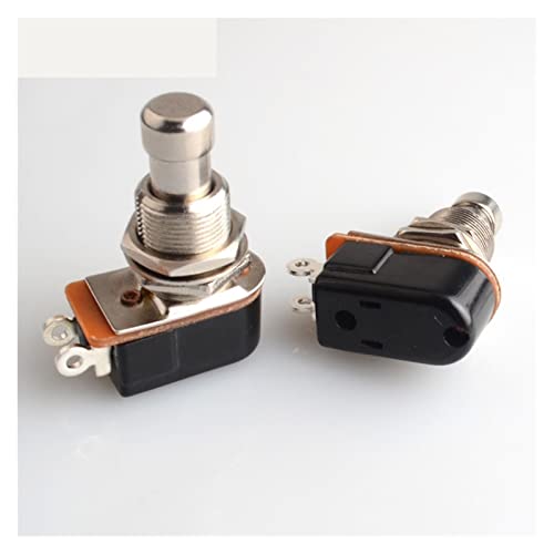 Microswitch 1 PC SPST interrupteur à pédale bouton poussoir momentané guitare