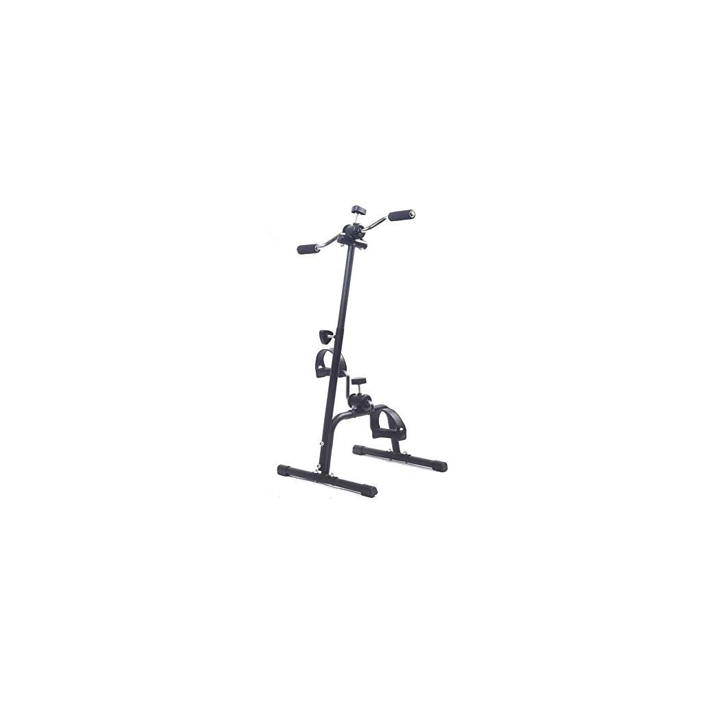 Pedaaltrainer, hometrainer stationair, verstelbare weerstand arm en been indoor fitnessmachine, beroerte revalidatieapparatuur bovenste en onderste ledematen fysiotherapie