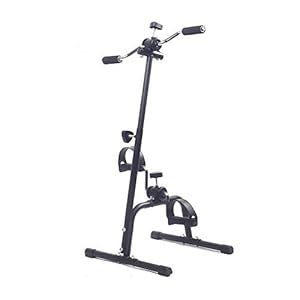 Pedaaltrainer, hometrainer stationair, verstelbare weerstand arm en been indoor fitnessmachine, beroerte revalidatieapparatuur bovenste en onderste ledematen fysiotherapie