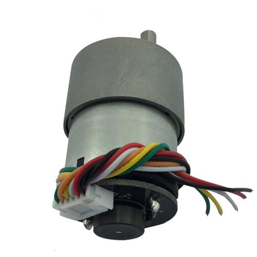 Moteur courant continu 12V JGB37-520B encodeur rotatif et engrenages métalliques