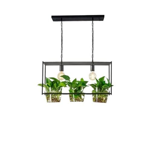 Plafonnier fer forgé noir luminaire vintage de style américain pour plafond salon et café