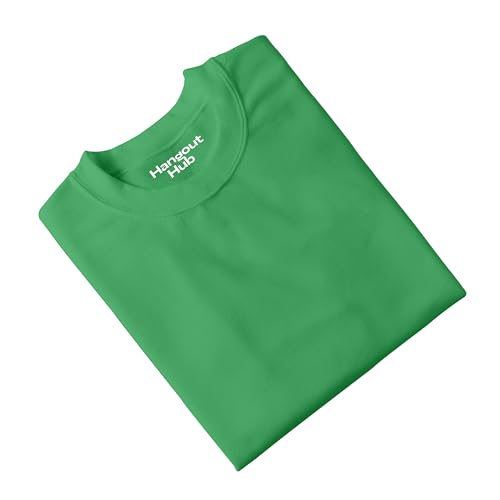 Image of Hangout Hub HH95 Tshirt for Womens | Regular Fit | Super Combed Cotton Women T-Shirt | Solid Plain Tees | Round Neck T Shirt | Half | Pack of 2 | 3 | 4 | 5 | 6