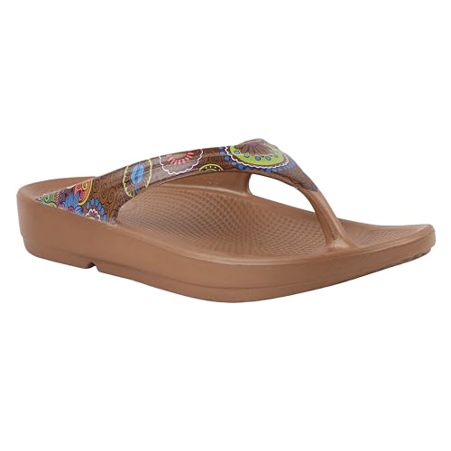 Neoz Womens Bronzo Flipflops-4 Kids UK (W Ethnic Slim) (B0CJNVNTL9) Amazon Price History, Amazon Price Tracker