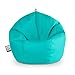HAPPERS Puff Pelota Polipiel Interior Turquesa