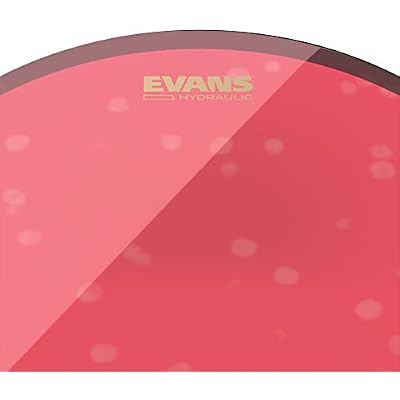 Evans Drum Heads - Hydraulic Red Tom Drumhead, 12 Inch