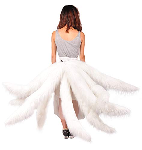 DUNHAO COS Anime LOL Ahri The Nine-Tailed Fox Cosplay Miketsukami Soushi Cosplay Tail