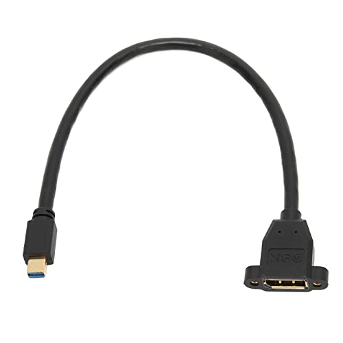 Horoper Mini Display to Displayport, 8K 7680x4320 60Hz Displayport Extension Cable, Male to Mini DisplayPort Female for PC TV Projector