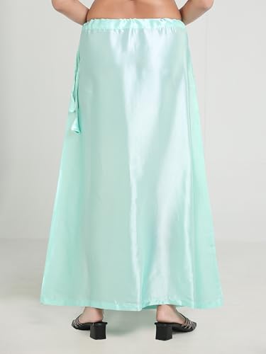 Image of Madhu Fashion Women's Satin Saree Petticoat Saree Underskirt