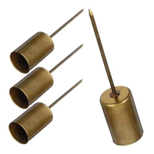 FONDOTIN 4pezzi Portacandele in Punta Per Albero Di Natale Contenitore Per Candele Decorazioni Per Feste Natalizie